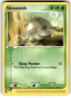 Pokemon TCG Ruby & Sapphire Card | Shroomish 69/109 Common LP - Image 1