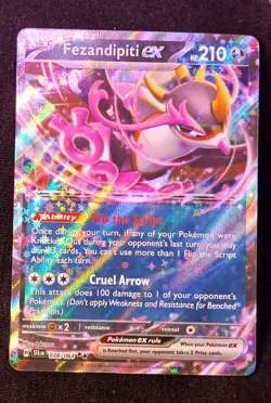 Fezandipiti EX 38/64 - Double Rare - En - Shrouded Fable - Pokemon TCG Card 2024 - Image 1