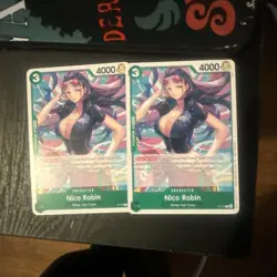 Nico Robin P-111 English Promo One Piece TCG Card 2x - Image 1