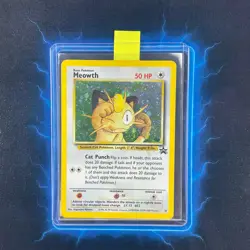 ⭐Pokemon TCG - Black Star Promo - Meowth 10 ⭐WOTC Vintage card - Image 1
