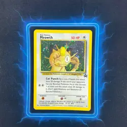 ⭐Pokemon TCG - Black Star Promo - Meowth 10 ⭐WOTC Vintage card - Image 2