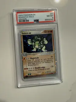 Pokemon 2003 EX Dragon Golem #91/97 Holo Ultra Rare Collectible Card PSA 8 - Image 1