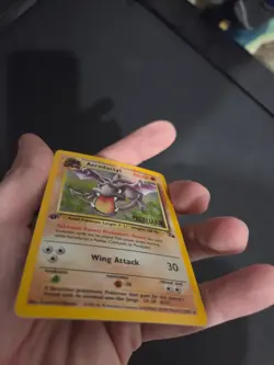 AERODACTYL Prerelease Pokemon Card - WOTC - 1st Edition Fossil 1/62 HOLO - Image 2