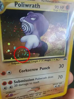 Poliwrath 9/75 Holo Swirl - Neo Discovery Set - Pokemon Card - Excellent - Image 4