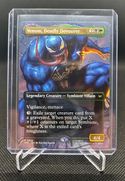 Venom, Deadly Devourer (Borderless) Normal R Spider-Man: Eternal-Legal 22 NM - Image 1