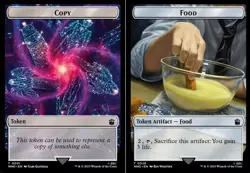 Copy // Food (0026) Double-Sided Token - Universes Beyond: Doctor Who - Near Min - Image 1