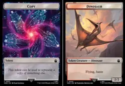 Copy // Dinosaur Double-Sided Token - Universes Beyond: Doctor Who - Near Mint - Image 1