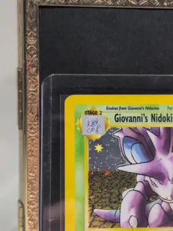 Pokemon TCG Giovanni's Nidoking Gym Challenge Holo Card 7/132 Unlimited Rare - Image 2
