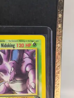 Pokemon TCG Giovanni's Nidoking Gym Challenge Holo Card 7/132 Unlimited Rare - Image 3