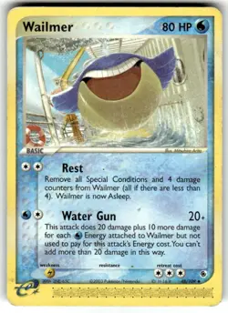 Pokemon - Wailmer #48/109 - Ruby and Sapphire Uncommon HP - Image 1