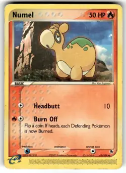 Numel 61/109 Common EX Ruby & Sapphire Pokemon TCG - LP - Image 1