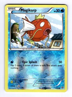 Magikarp XY - Ancient Origins #19 (2015) Common Reverse Holo NM Pokemon - Image 1