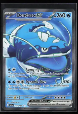 Dondozo ex 211/182 Ultra Rare SV10: Destined Rivals Pokemon TCG NM - Image 1