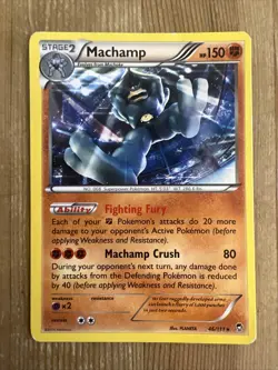 Pokemon Machamp NON Holo Rare Furious Fists 46/111 HP - Image 1