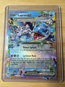 Pokemon TCG - Stellar Crown - Lapras ex - Double Rare - 32/142 NM - Image 1