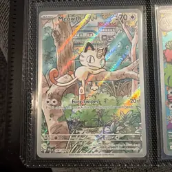 Pokemon TCG Meowth 106/094 Illustration Rare NM (possible Black label) - Image 1