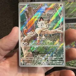 Pokemon TCG Meowth 106/094 Illustration Rare NM (possible Black label) - Image 2