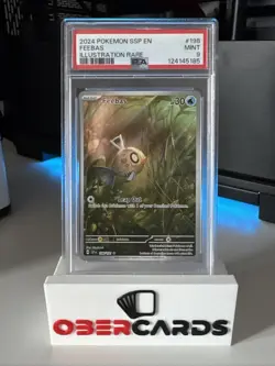 PSA 9! - Feebas 198/191 Sv08: - Surging Sparks Pokemon TCG - Image 1
