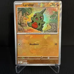 Larvitar (Poke Ball Pattern) 047/131 - HOLO - Pokemon Prismatic Evolutions NM - Image 1