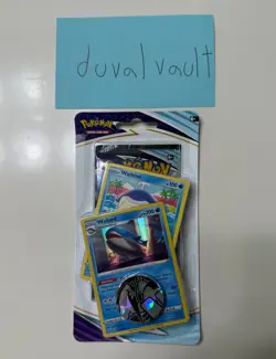 Pokemon Sword & Shield Chilling Reign Checklane Blister Pack Wailord Promo - Image 1