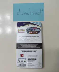 Pokemon Sword & Shield Chilling Reign Checklane Blister Pack Wailord Promo - Image 2