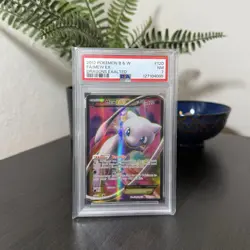 Pokemon TCG - Mew EX Full Art 120/124 B&W 2012 Dragon's Exalted PSA 7 - Image 1