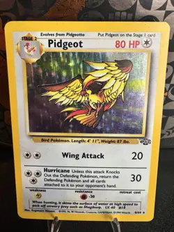 Pokemon TCG - Pidgeot 8/64 - Jungle - Holo - MP/LP VINTAGE - Image 1