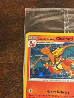 Pokemon Special Delivery Charizard SWSH075 Promo Sealed PSA 10 LikelyU SWIRL - Image 2