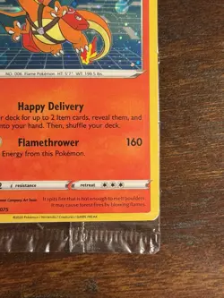 Pokemon Special Delivery Charizard SWSH075 Promo Sealed PSA 10 LikelyU SWIRL - Image 4