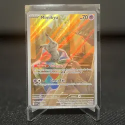 Mimikyu SVP 075 - Paldean Fates Black Star Promo NM - Image 1