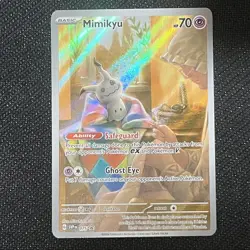 Mimikyu SVP 075 - Paldean Fates Black Star Promo NM - Image 2