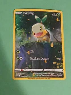 Pokemon Sword & Shield Crown Zenith Turtwig GG31/GG70 Galarian Gallery - Image 1