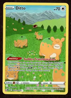 Pokemon Ditto Crown Zenith Galarian Gallery GG22/GG70 - Image 1