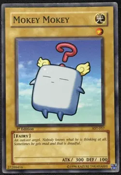 Yugioh Mokey Mokey 1st Edition Common AST-057 LP - Image 1