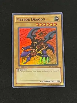 Meteor Dragon 1st Edition PRC1-EN001 YuGiOh Premium Collection Tin - Image 1