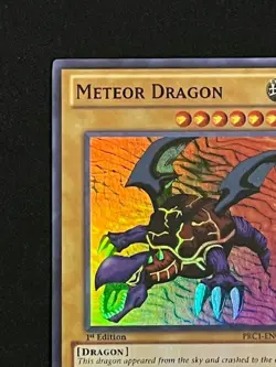 Meteor Dragon 1st Edition PRC1-EN001 YuGiOh Premium Collection Tin - Image 3