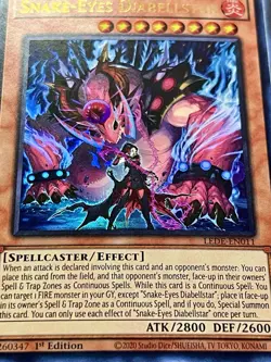 Snake-Eyes Diabellstar + Flamberge + Ash + Oak + Birch + Poplar | YuGiOh! - Image 4