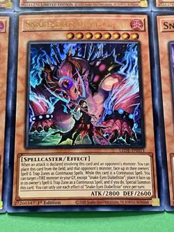 Snake-Eyes Diabellstar + Flamberge + Ash + Oak + Birch + Poplar | YuGiOh! - Image 5