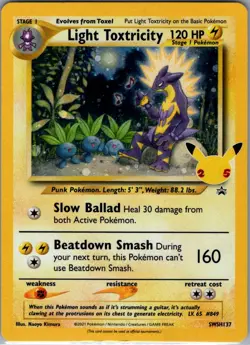 Light Toxtricity SWSH137 SWSH: Sword & Shield Promo Cards - Pokemon Card - NM - Image 1