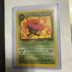 Dark Vileplume - 30/82 - Pokemon Team Rocket Unlimited Rare Card WOTC LP - Image 1