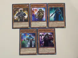Yugioh - Skilled Magician Set Dark Blue Brown White Red - Plus Free Holo Card B - Image 1