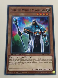 Yugioh - Skilled Magician Set Dark Blue Brown White Red - Plus Free Holo Card B - Image 5
