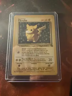 Pikachu Promo 1 WOTC Black Star Promo Card Free Shipping - Image 1