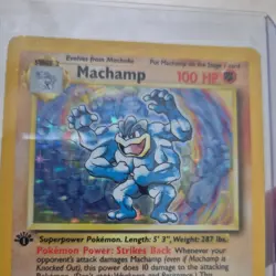 Machamp Holo Base Set 8/102 1st Edition Vintage 1999 Pokemon Card WOTC Rare - Image 5
