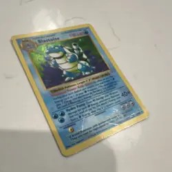 Pokemon TCG Blastoise Base Set 2/102 100 HP Holo Rare English Ken Sugimori Card - Image 2