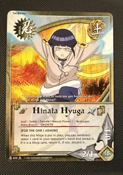 Naruto CCG Hinata Hyuga 1st Edition Card Set - Image 3