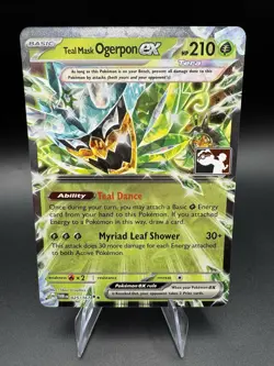 Teal Mask Ogerpon ex 025/167 Pokemon Play! Prize Pack Series Cards Pack Fresh NM - Image 1