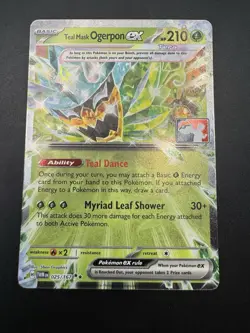 Teal Mask Ogerpon ex 025/167 Pokemon Play! Prize Pack Series Cards Pack Fresh NM - Image 4