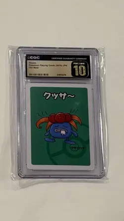 2019 Pokemon Old Maid Gloom CGC 10 Pristine Japanese Playing Card TCG - Image 2