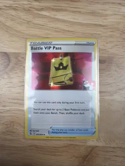 Pokemon Battle VIP Pass 225/264 Prize Pack Series Cards Holo Pack Fresh - NM - Image 1